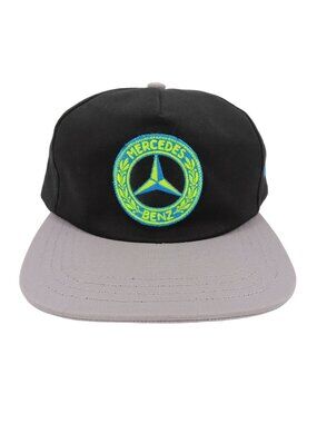 AWGE Mercedes Benz Logo Snapback Adult One Size Pac Sun Flat Brim Hat Cap OSFM